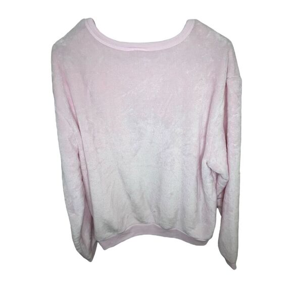 Disney Minnie Mouse Pink Super Soft Crewneck Pullover Sweater - Picture 3 of 4